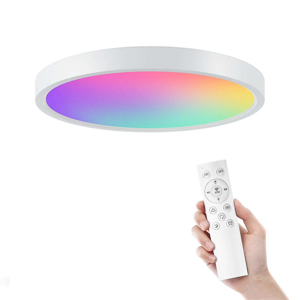 (image for) Gosund LB12 24W LED Smart Ceiling Light 30cm Wifi Smart Celling Lamp RGB+CW 1920LM Remote Control Voice Control With Alexa & Google Home